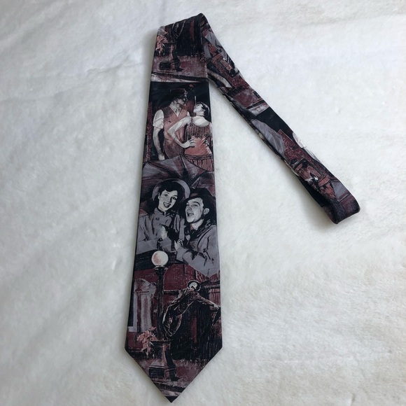 Vintage Singin’ in the Rain 100% Silk Tie - Picture 2 of 7